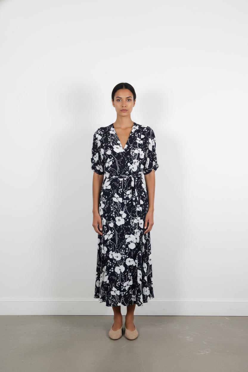 Robe Noire et Blanche - Taille XS/34