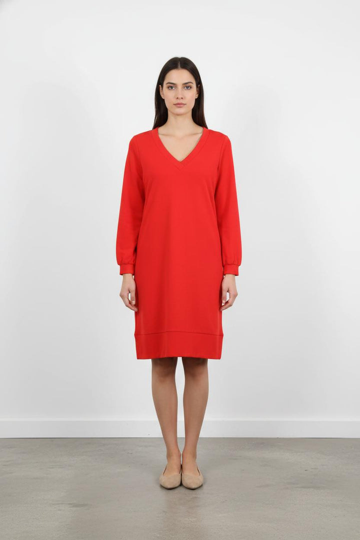 Robe Droite Rouge - Taille XS/34