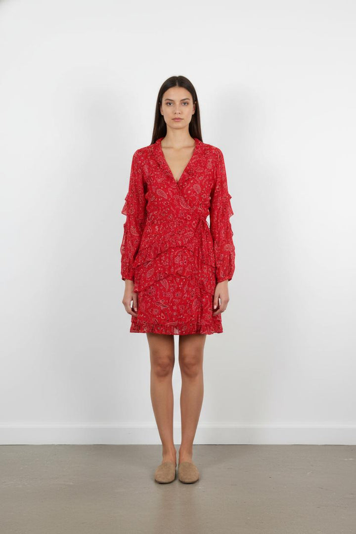 Robe Portefeuille Rouge - Taille M/38