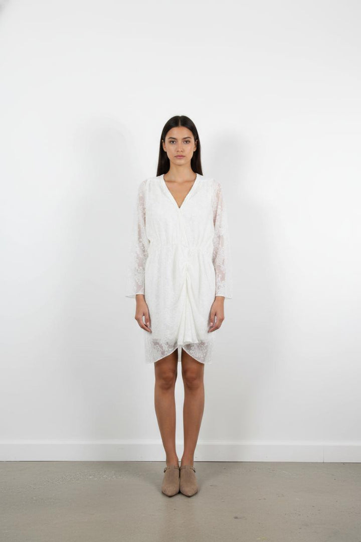 Robe Drapée Blanche - Taille M/38