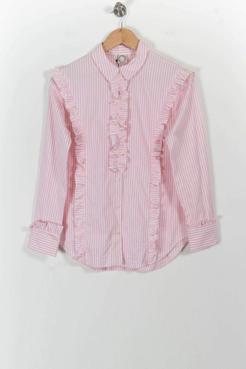 Chemise Rose et Blanche - Taille S/36 de la marque Ines de la Fressange Paris | PARAD67900 - Vendu par Paradigme - Image 2