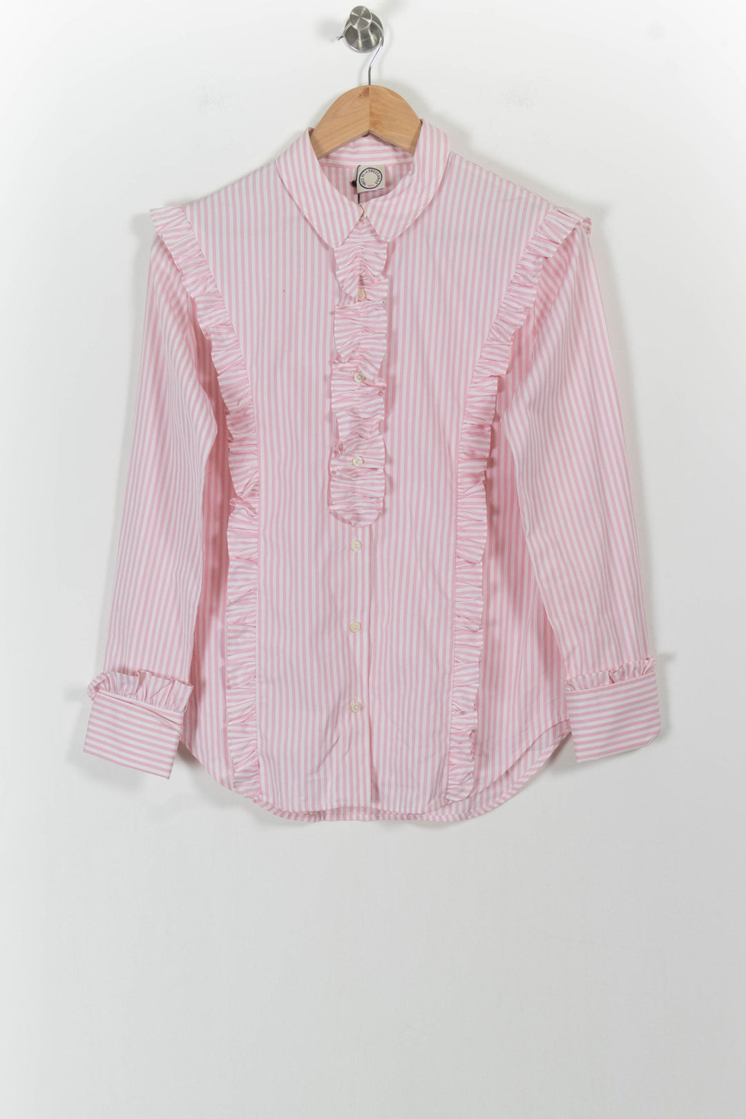 Chemise Rose et Blanche - Taille S/36 de la marque Ines de la Fressange Paris | PARAD67900 - Vendu par Paradigme - Image 2