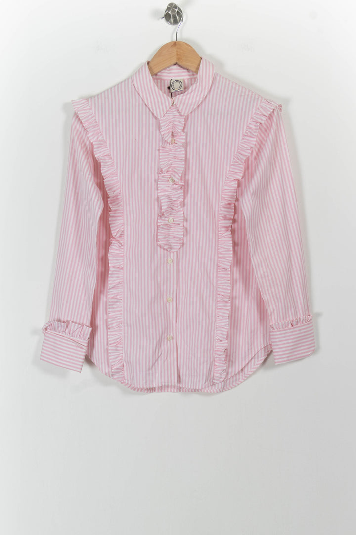 Chemise Rose et Blanche - Taille S/36 de la marque Ines de la Fressange Paris | PARAD67900 - Vendu par Paradigme - Image 2