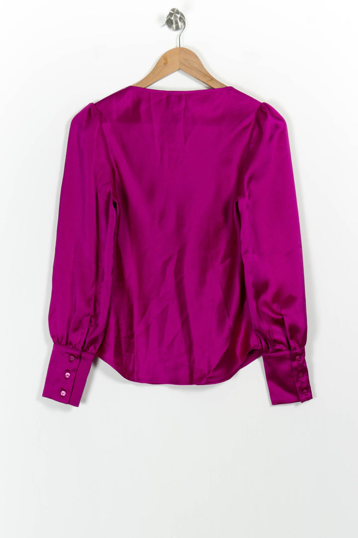 Blouse Violette - Taille XS/34 de la marque Ines de la Fressange Paris | PARAD67901 - Vendu par Paradigme - Image 4