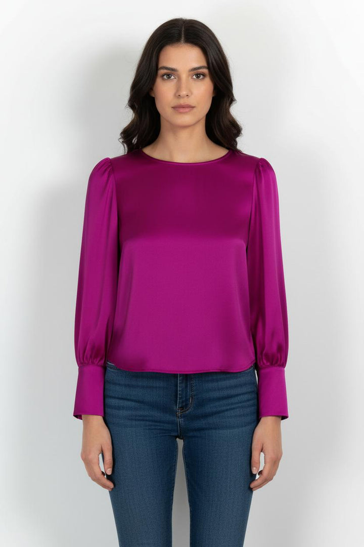 Blouse Violette - Taille XS/34 de la marque Ines de la Fressange Paris | PARAD67901 - Vendu par Paradigme - Image 1