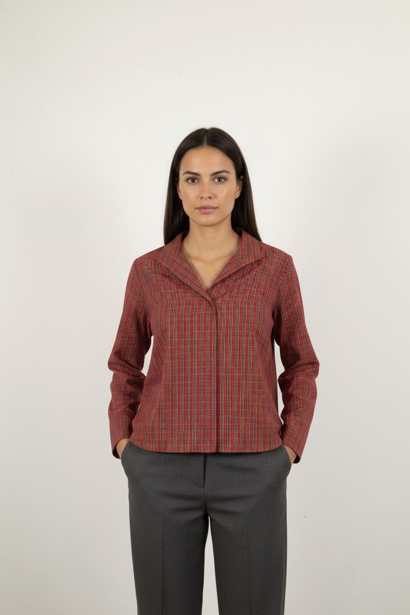 Chemise Rouge et Noire - Taille S/36