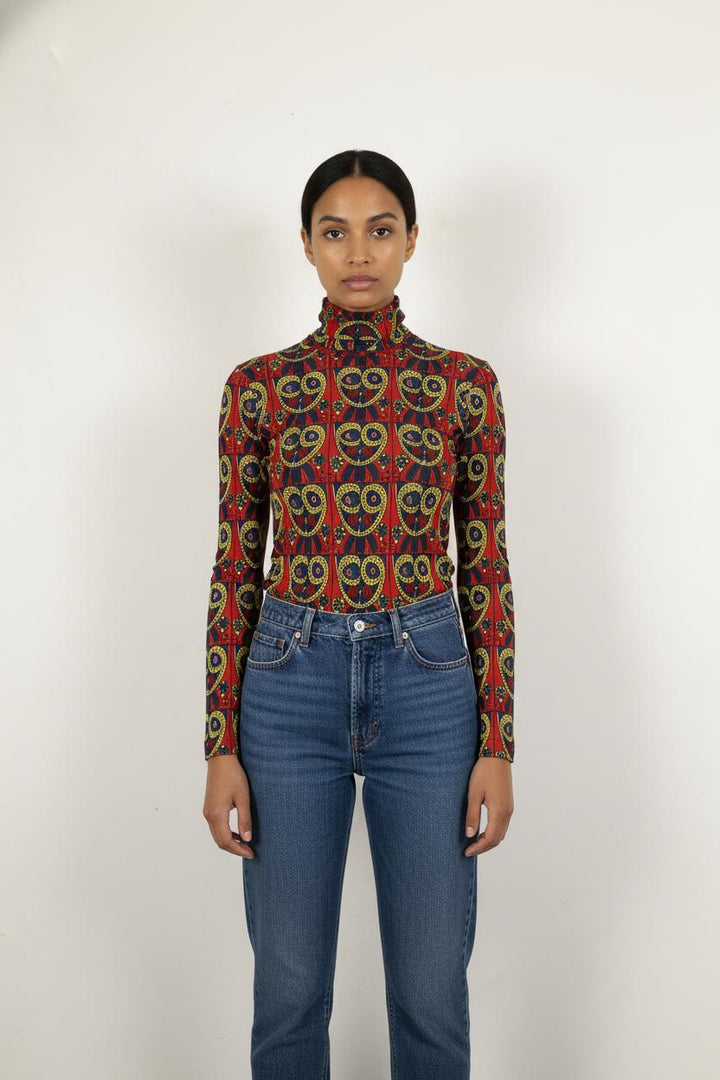 Sous-pull Rouge et Jaune - Taille S/36