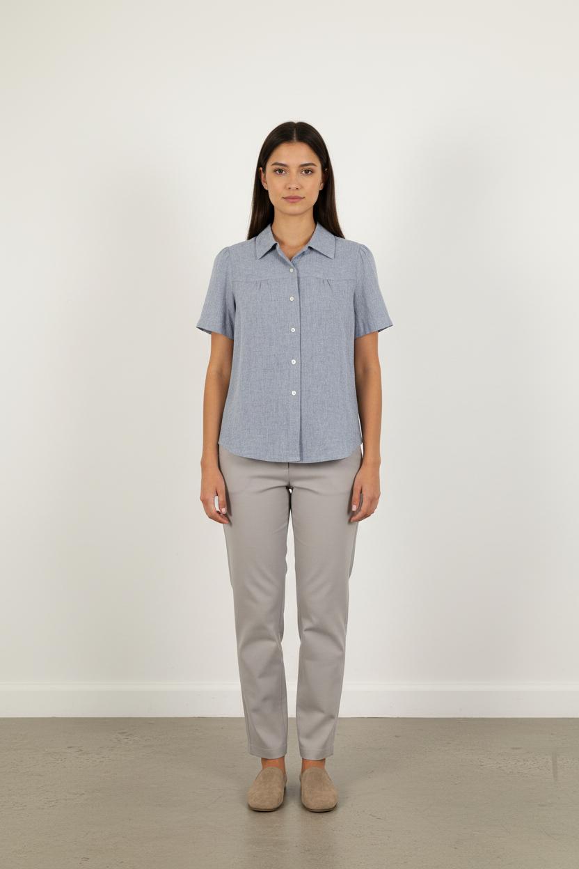 Chemisier Bleu - Taille S/36