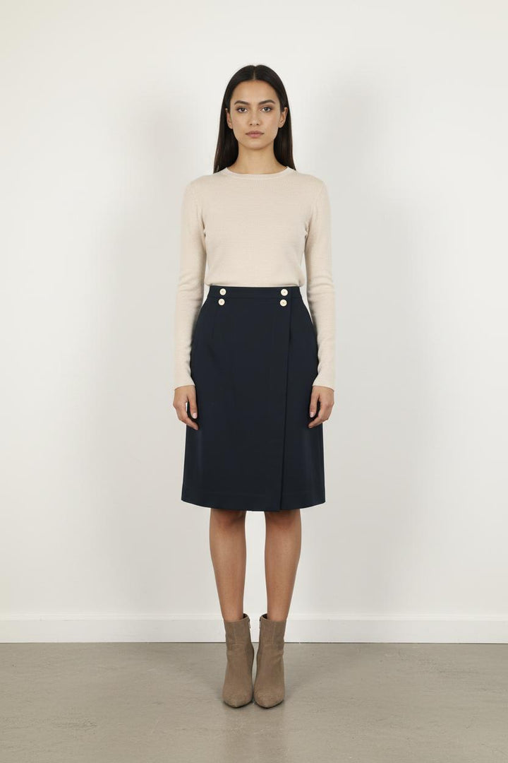 Jupe Droite Bleue - Taille S/36