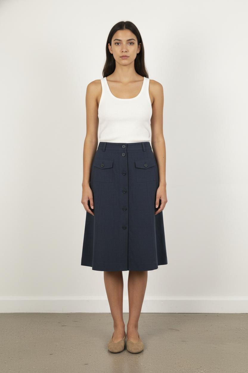 Jupe Courte Bleue - Taille S/36