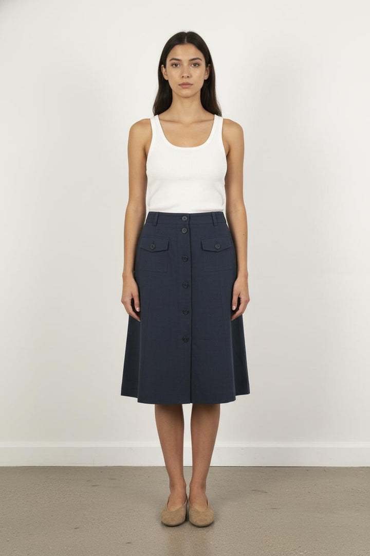 Jupe Courte Bleue - Taille S/36