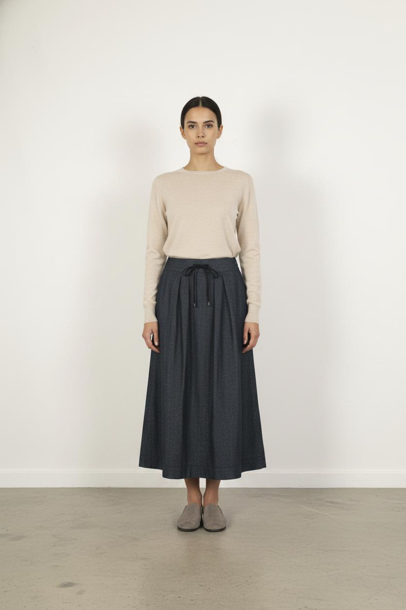 Jupe Longue Bleue - Taille S/36