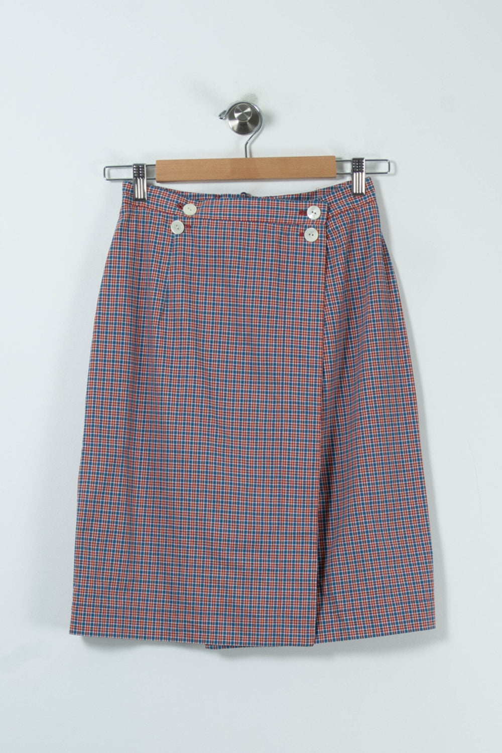 Jupe Midi Bleu et Rouge - Taille S/36 de la marque Ines de la Fressange Paris | PARAD67936 - Vendu par Paradigme - Image 2