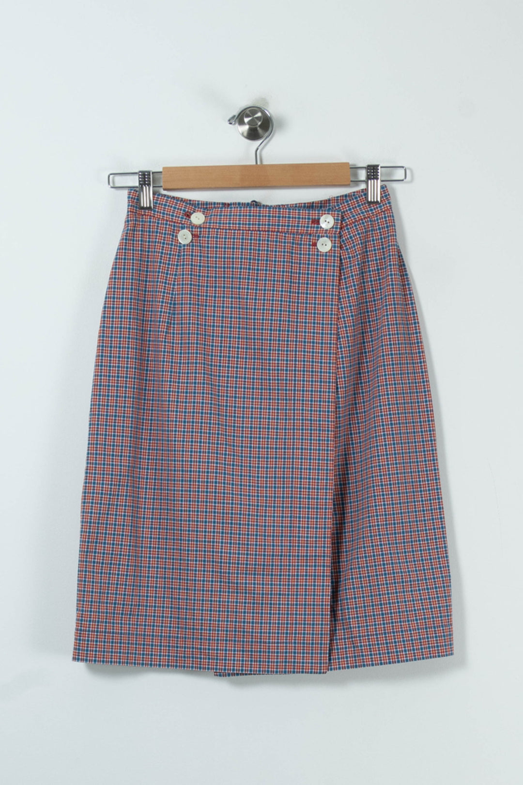 Jupe Midi Bleu et Rouge - Taille S/36 de la marque Ines de la Fressange Paris | PARAD67936 - Vendu par Paradigme - Image 2