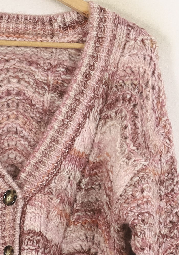 Cardigan Rose - Taille S/36 de la marque Bérénice | PARAD67942 - Vendu par Paradigme - Image 3
