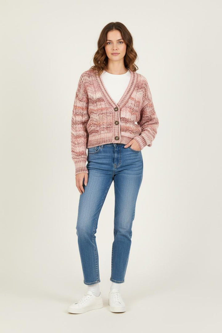 Cardigan Rose - Taille S/36 de la marque Bérénice | PARAD67942 - Vendu par Paradigme - Image 1