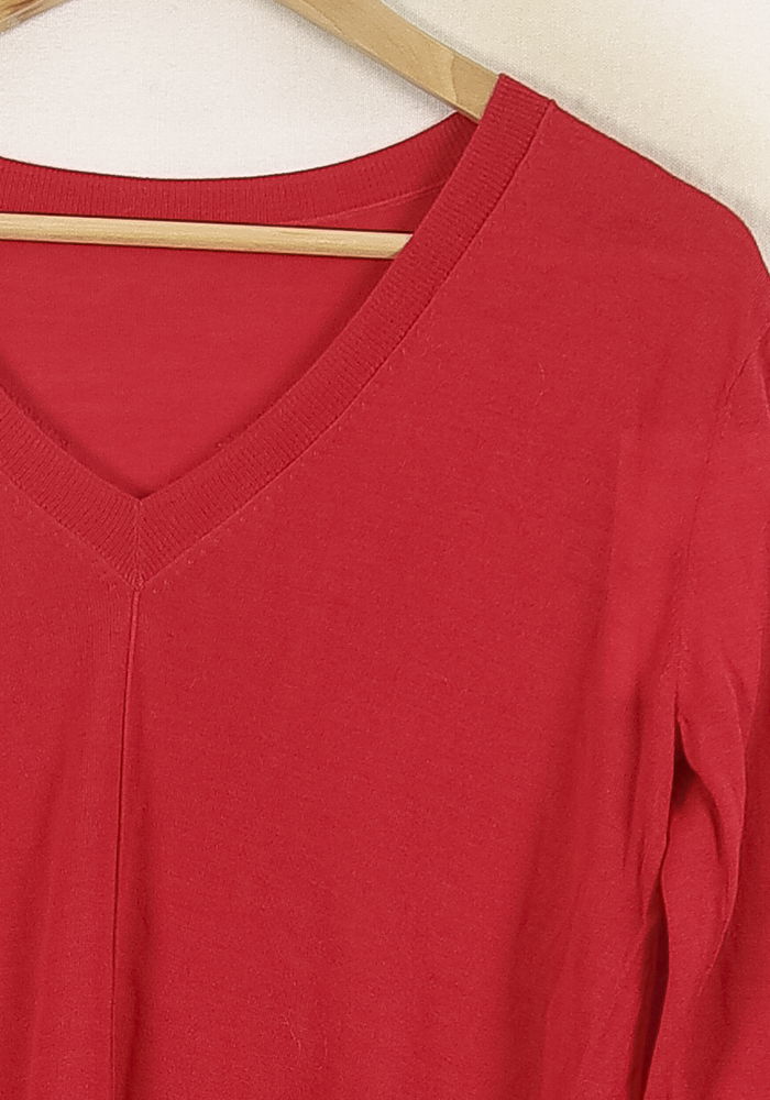 Pull Rouge - Taille S/36 de la marque Bérénice | PARAD67943 - Vendu par Paradigme - Image 3