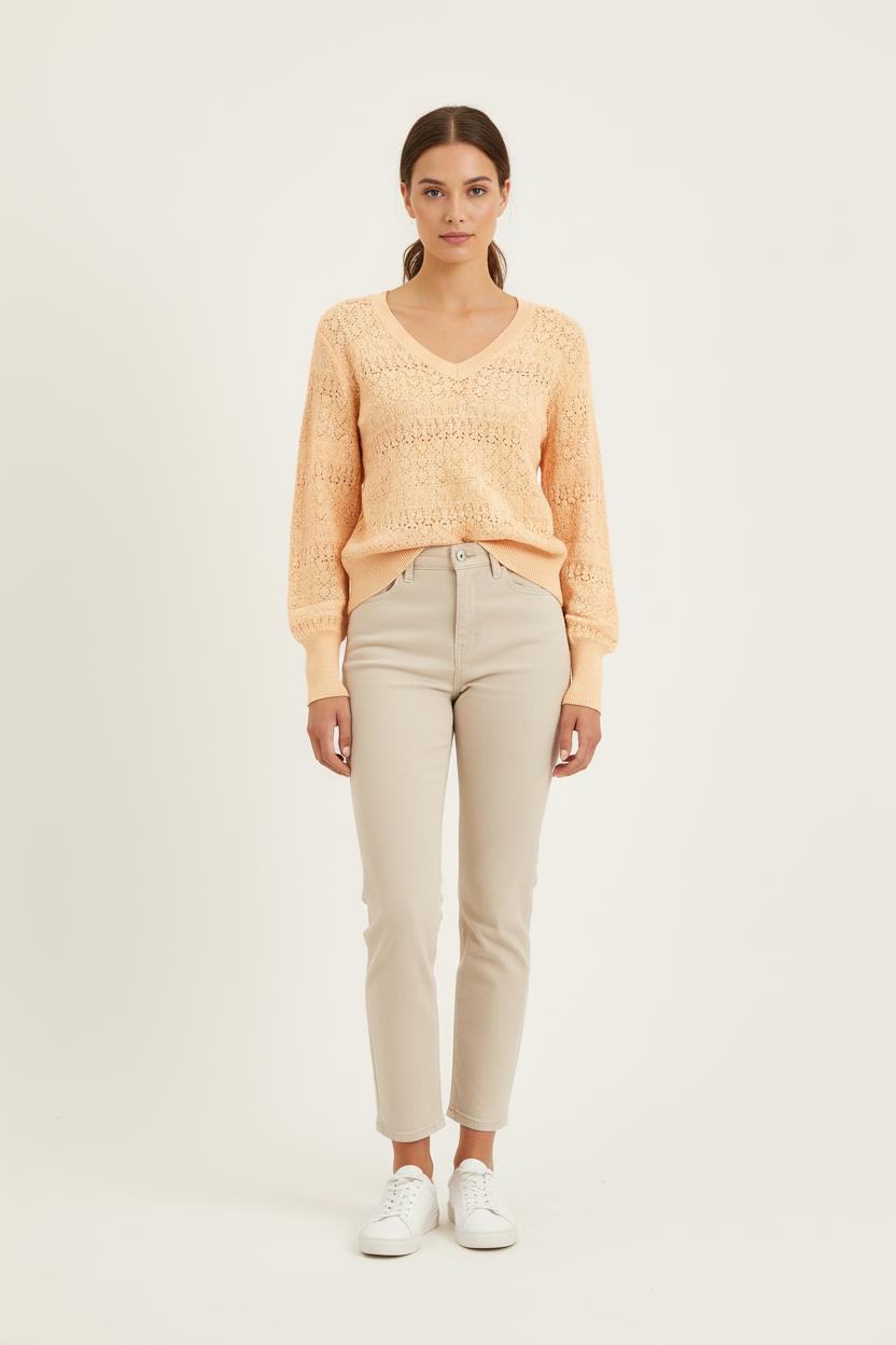 Pull Orange - Taille S/36 de la marque Bérénice | PARAD67944 - Vendu par Paradigme - Image 1