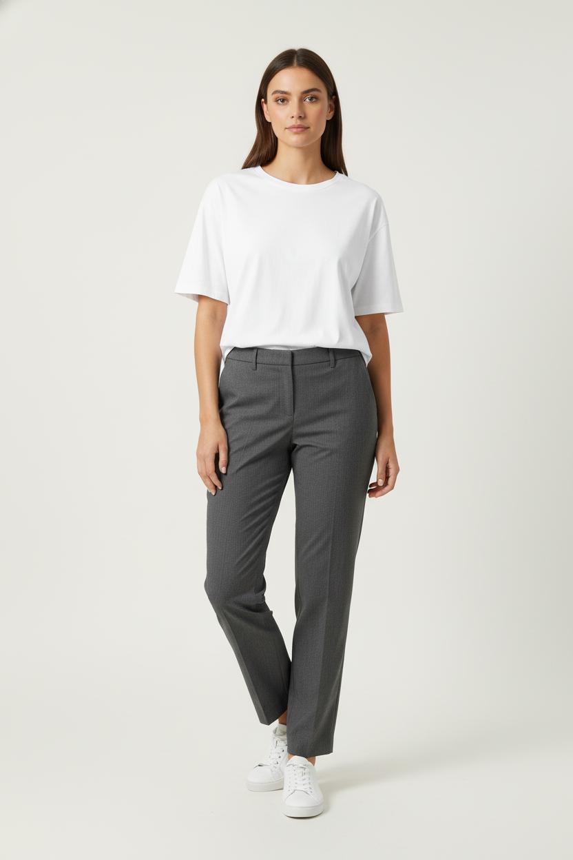 Pantalon De Costume Gris - Taille XL/42 de la marque IKKS | PARAD68000 - Vendu par Paradigme - Image 1