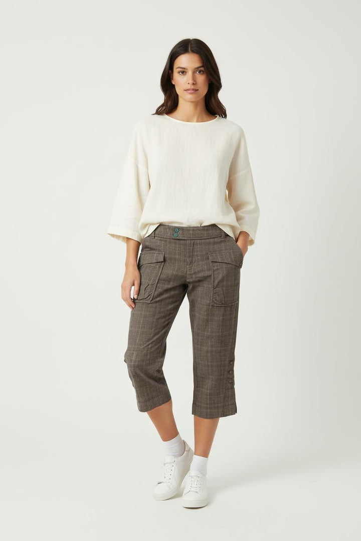 Pantalon Cargo Gris - Taille L/40 de la marque IKKS | PARAD68034 - Vendu par Paradigme - Image 1