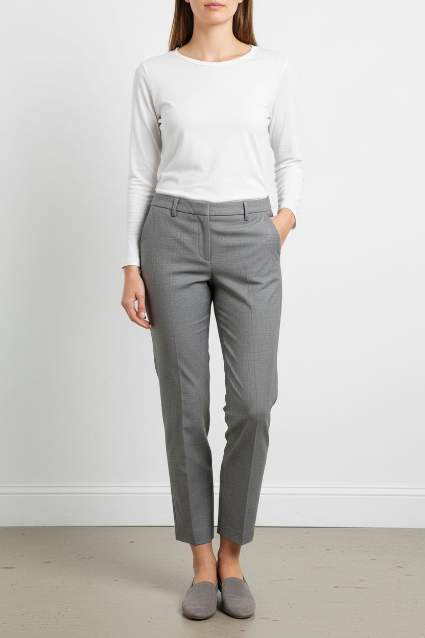 Pantalon Gris - Taille XL/42 de la marque IKKS | PARAD68046 - Vendu par Paradigme - Image 1