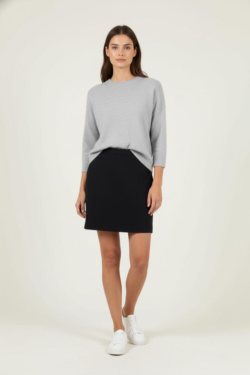 Jupe Courte Noire - Taille M/38 de la marque Caroll | PARAD68115 - Vendu par Paradigme - Image 1