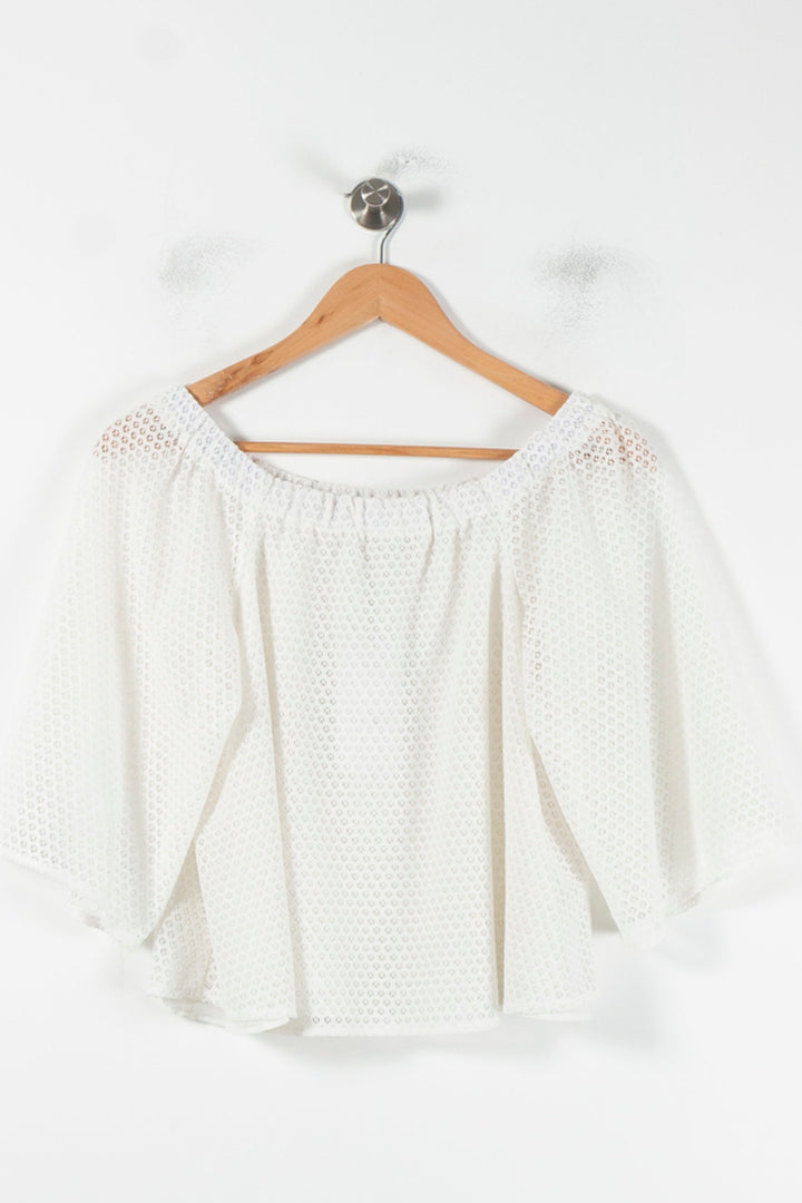 Blouse Blanche - Taille M/38 de la marque Maje | PARAD68116 - Vendu par Paradigme - Image 2