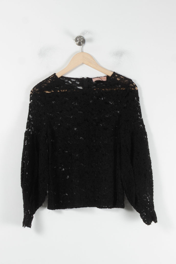 Blouse Noire - Taille S/36 de la marque The Kooples | PARAD68120 - Vendu par Paradigme - Image 2