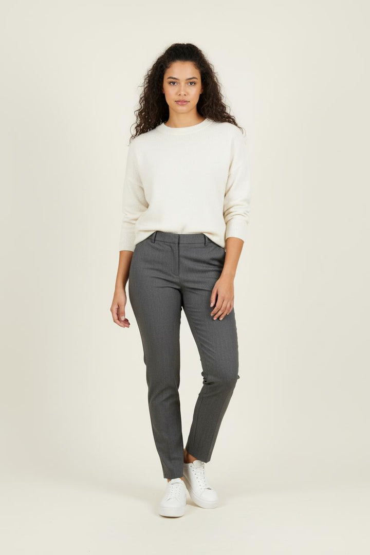 Pantalon Habillé Gris - Taille XL/42 de la marque IKKS | PARAD68145 - Vendu par Paradigme - Image 1