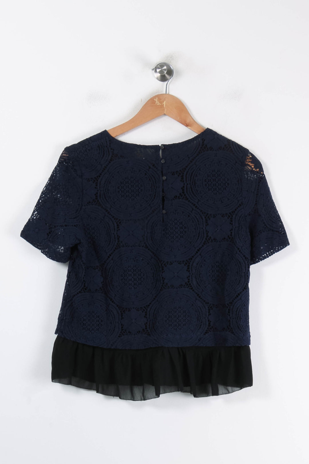 Blouse Bleu et Noir - Taille M/38 de la marque Suncoo | PARAD68162 - Vendu par Paradigme - Image 4