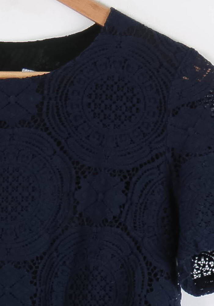 Blouse Bleu et Noir - Taille M/38 de la marque Suncoo | PARAD68162 - Vendu par Paradigme - Image 3