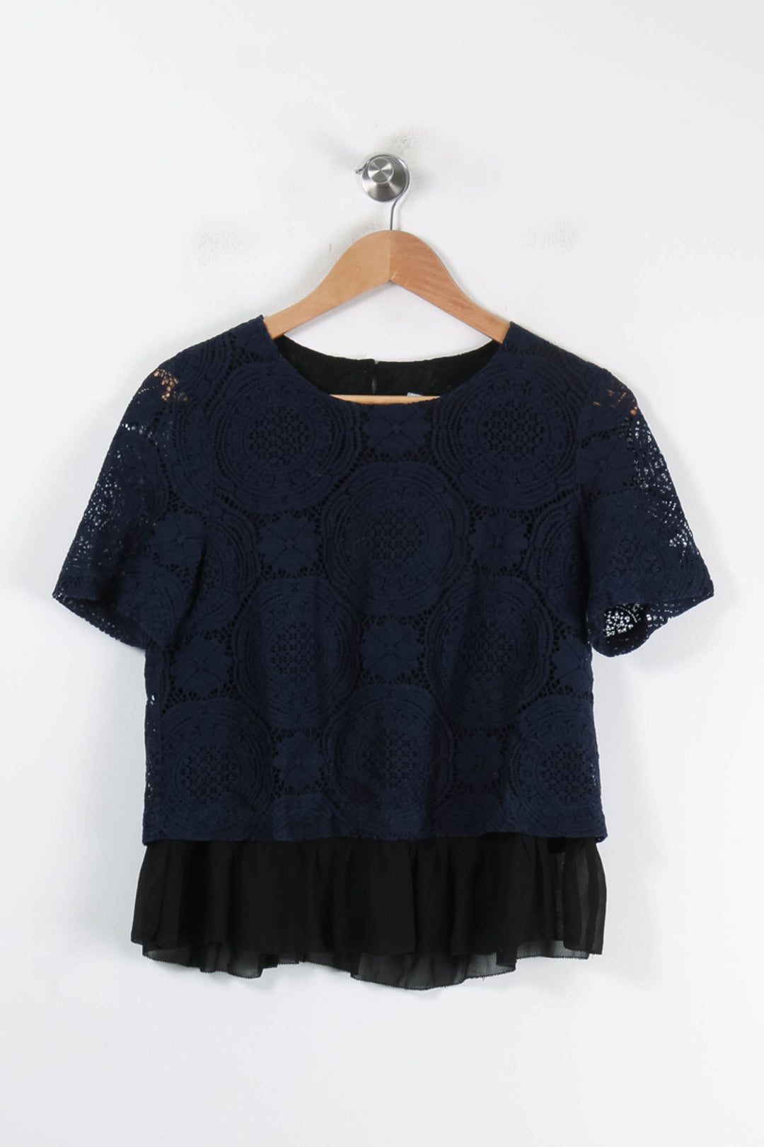 Blouse Bleu et Noir - Taille M/38 de la marque Suncoo | PARAD68162 - Vendu par Paradigme - Image 2