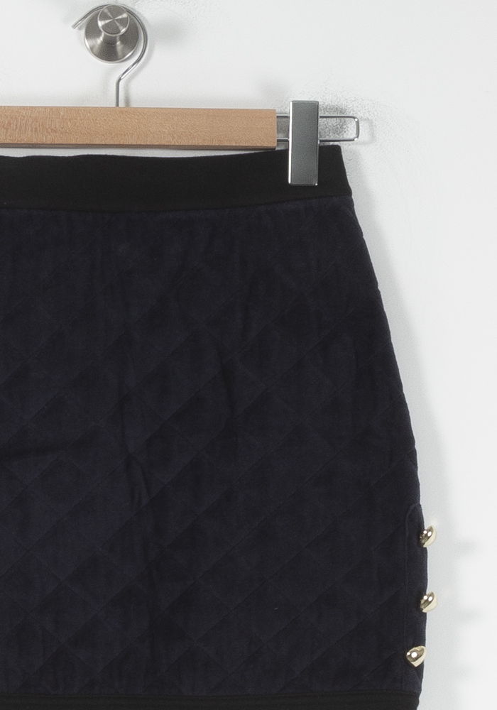 Jupe Courte Bleue - Taille S/36 de la marque Tara Jarmon | PARAD68169 - Vendu par Paradigme - Image 3