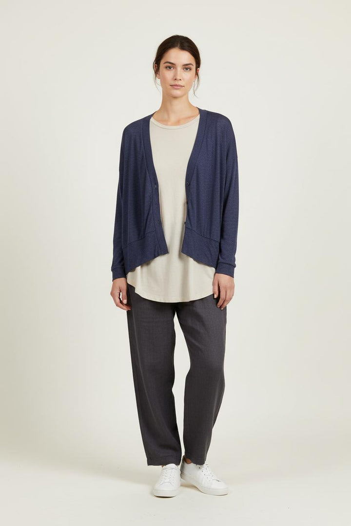 Cardigan Bleu - Taille L/40 de la marque Notshy Cashmere | PARAD68176 - Vendu par Paradigme - Image 1