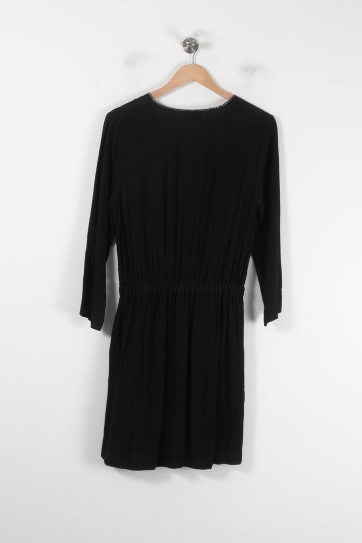 Robe Midi Noire - Taille S/36 de la marque Suncoo | PARAD68178 - Vendu par Paradigme - Image 4