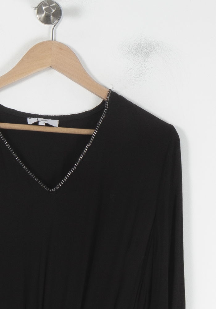 Robe Midi Noire - Taille S/36 de la marque Suncoo | PARAD68178 - Vendu par Paradigme - Image 3