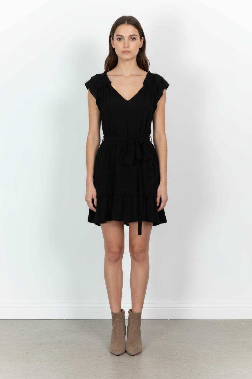 Robe Courte Noire - Taille M/38 de la marque ba&sh | PARAD68180 - Vendu par Paradigme - Image 1
