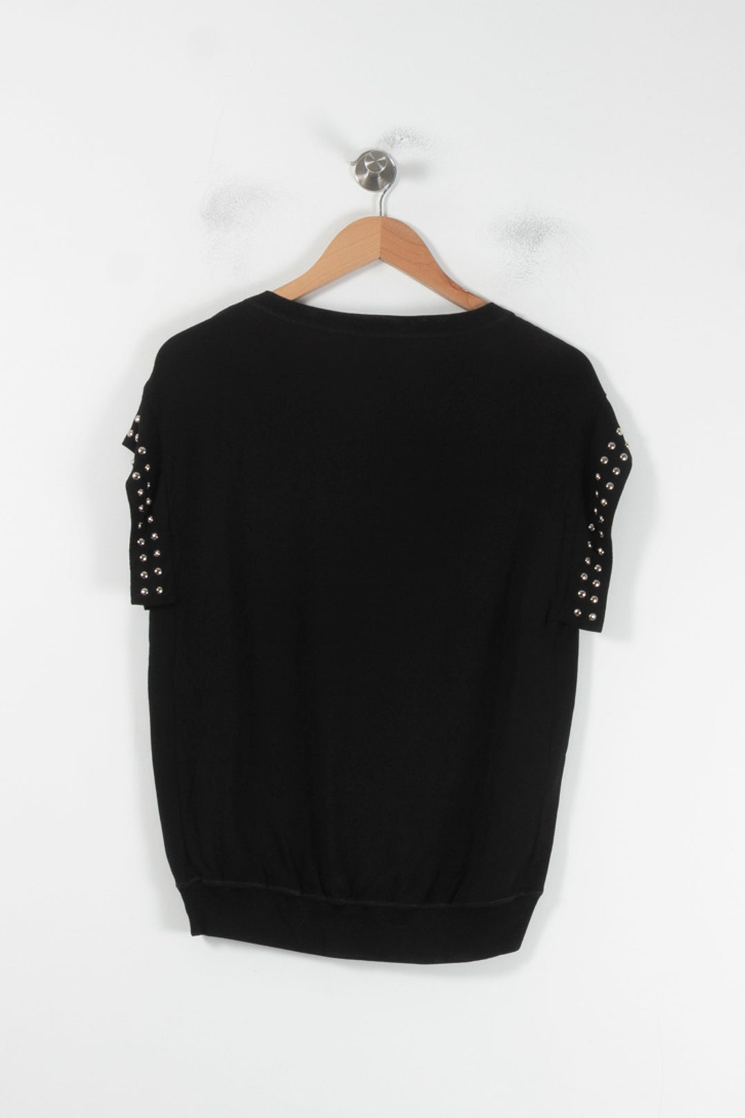 T-shirt Noir - Taille S/36 de la marque Sandro | PARAD68189 - Vendu par Paradigme - Image 4