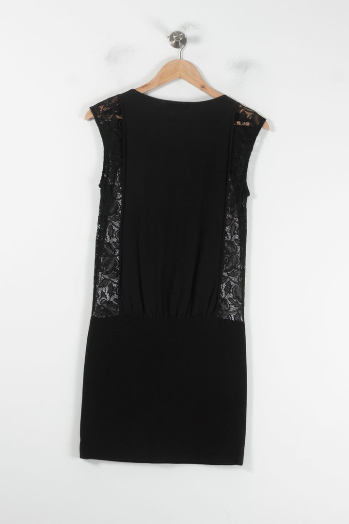 Robe Dentelle Noire - Taille S/36 de la marque Sandro | PARAD68190 - Vendu par Paradigme - Image 4