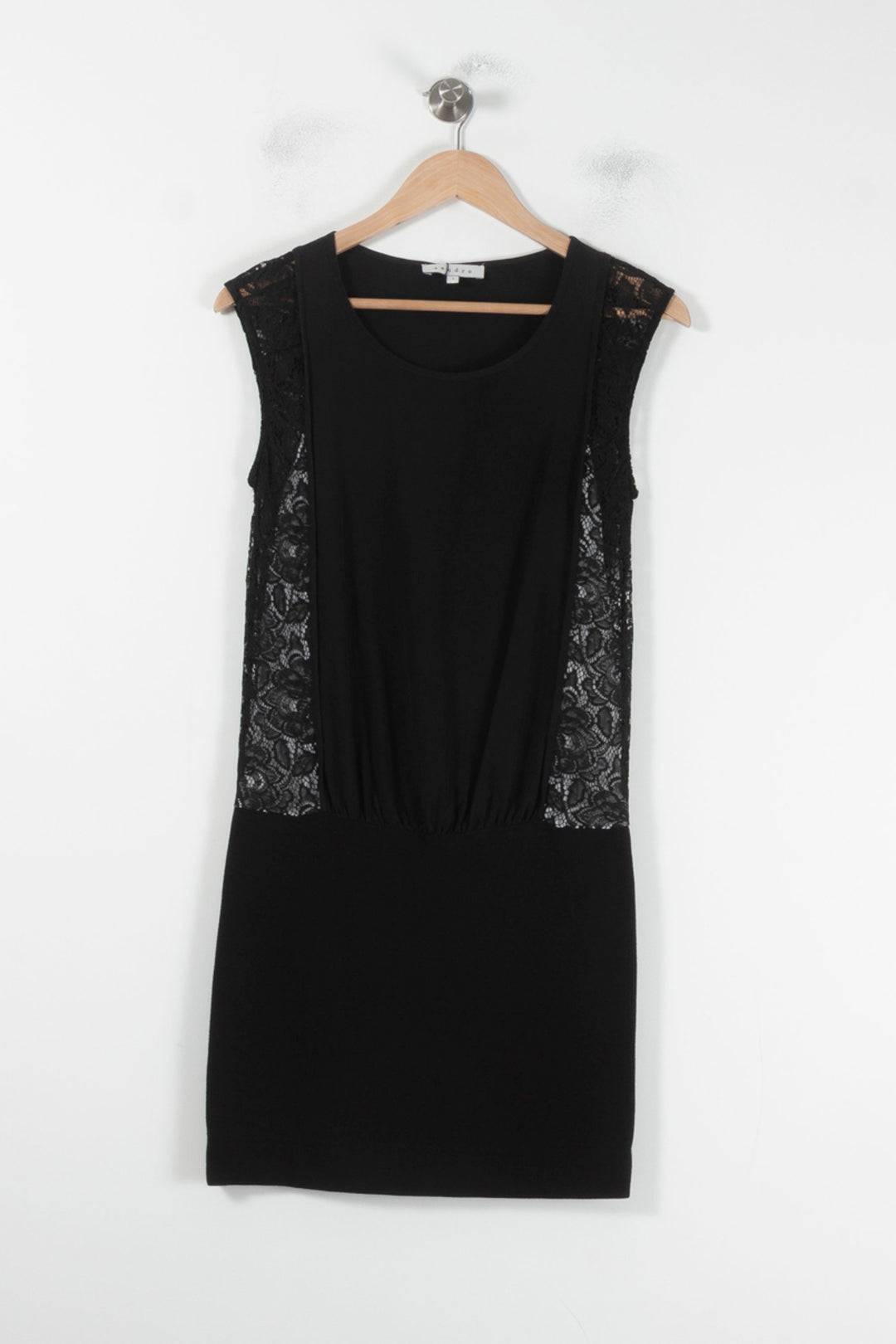 Robe Dentelle Noire - Taille S/36 de la marque Sandro | PARAD68190 - Vendu par Paradigme - Image 2