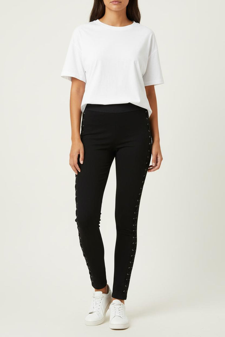 Legging Noir - Taille M/38 de la marque The Kooples | PARAD68192 - Vendu par Paradigme - Image 1