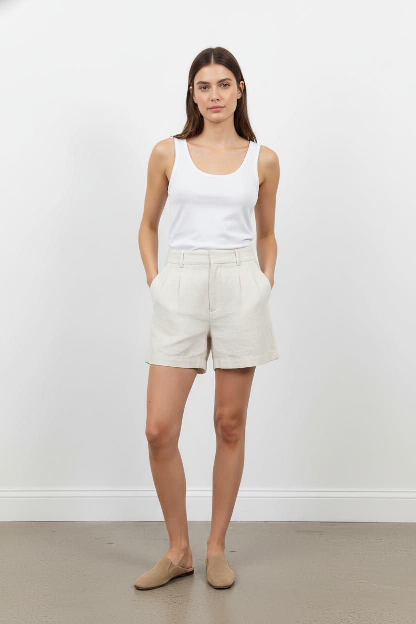 Short Beige - Taille XS/34 de la marque Laura Laval | PARAD68213 - Vendu par Paradigme - Image 1
