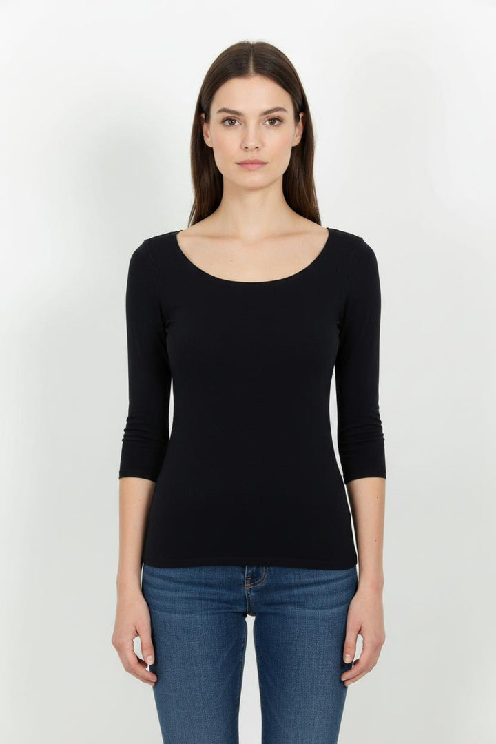 T-shirt Bleu - Taille L/40 de la marque Majestic Filatures | PARAD68220 - Vendu par Paradigme - Image 1