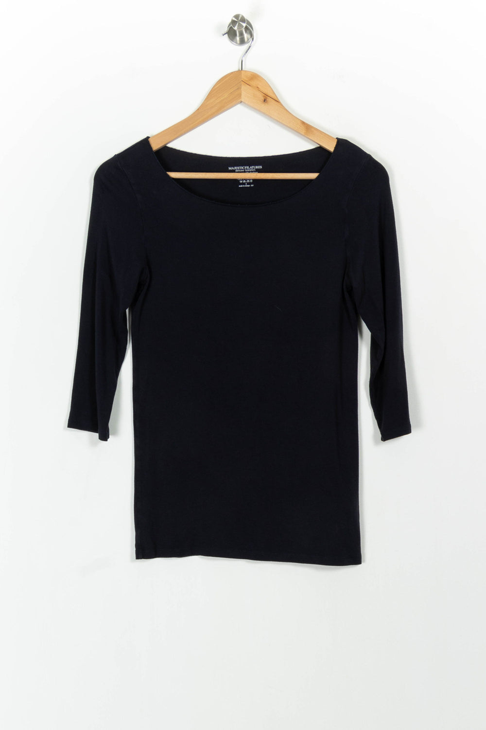 T-shirt Bleu - Taille L/40 de la marque Majestic Filatures | PARAD68220 - Vendu par Paradigme - Image 2