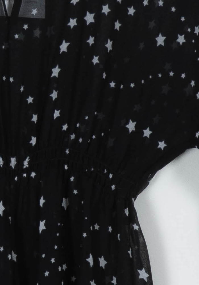 Robe Longue Noire et Blanche - Taille M/38 de la marque Maje | PARAD68230 - Vendu par Paradigme - Image 3