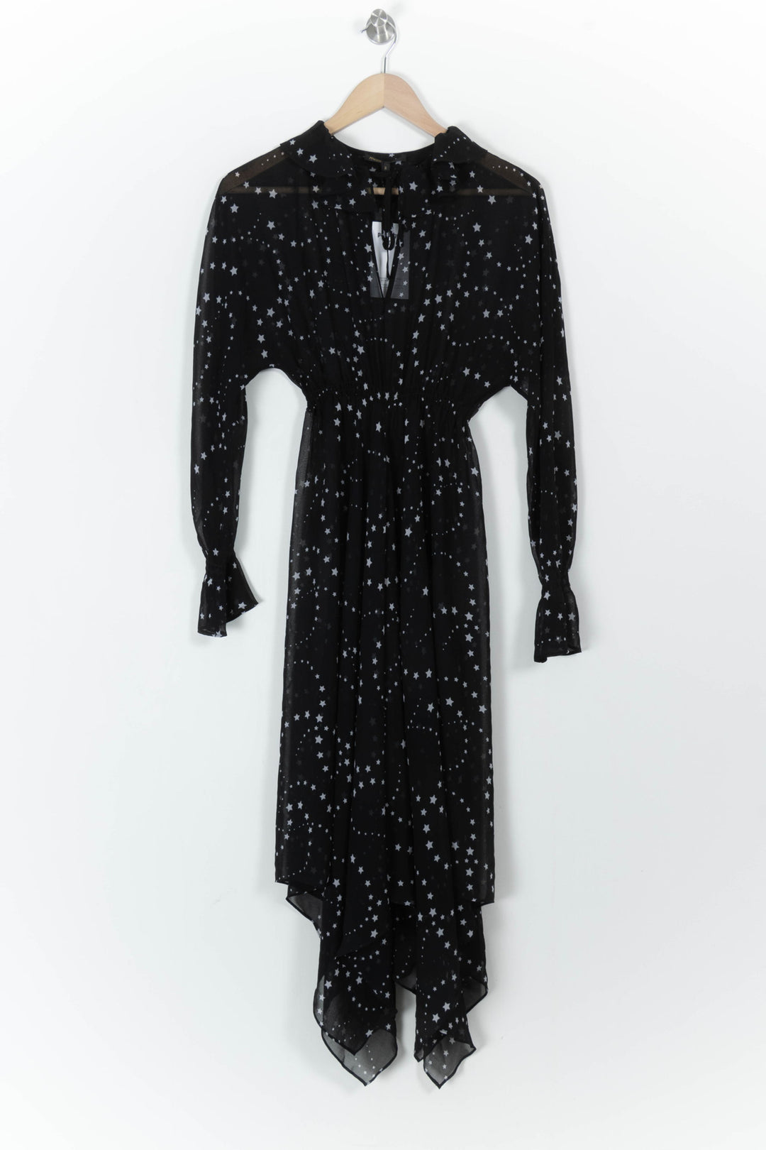 Robe Longue Noire et Blanche - Taille M/38 de la marque Maje | PARAD68230 - Vendu par Paradigme - Image 2
