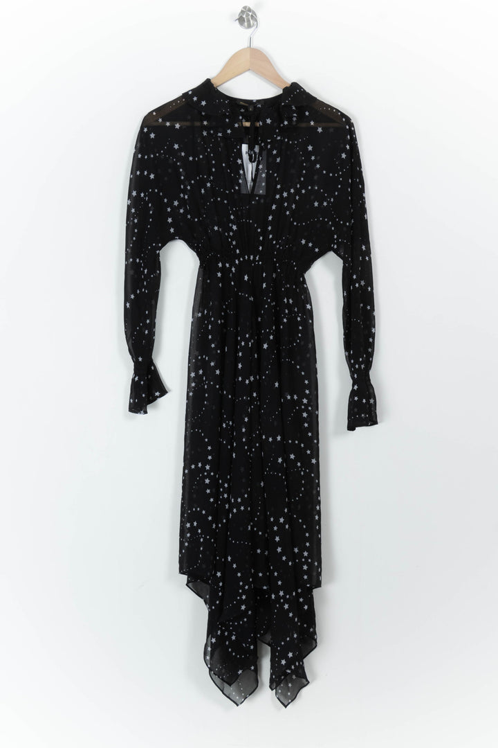 Robe Longue Noire et Blanche - Taille M/38 de la marque Maje | PARAD68230 - Vendu par Paradigme - Image 2