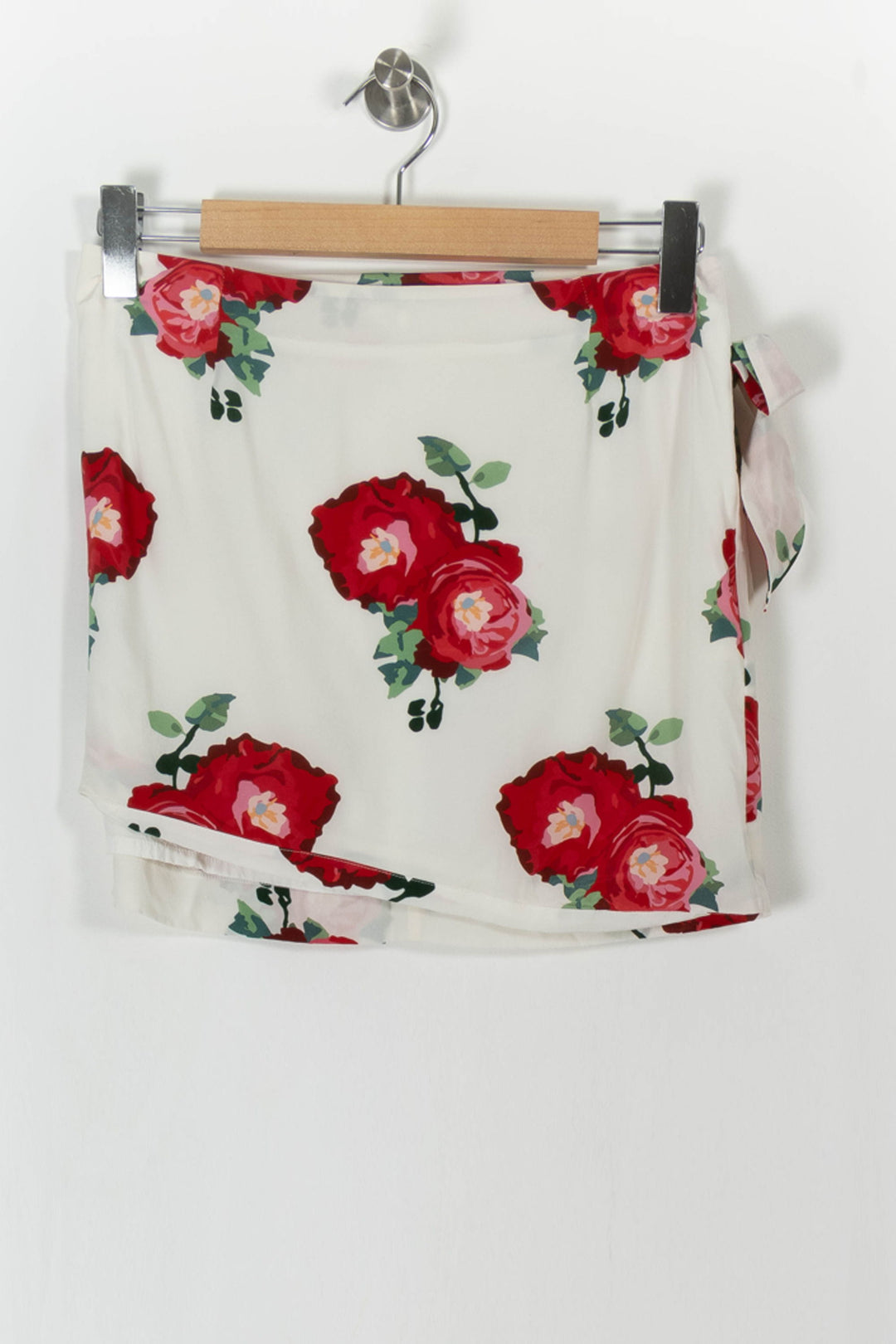 Jupe Portefeuille Blanche et Rouge - Taille S/36 de la marque Sézane | PARAD68234 - Vendu par Paradigme - Image 2