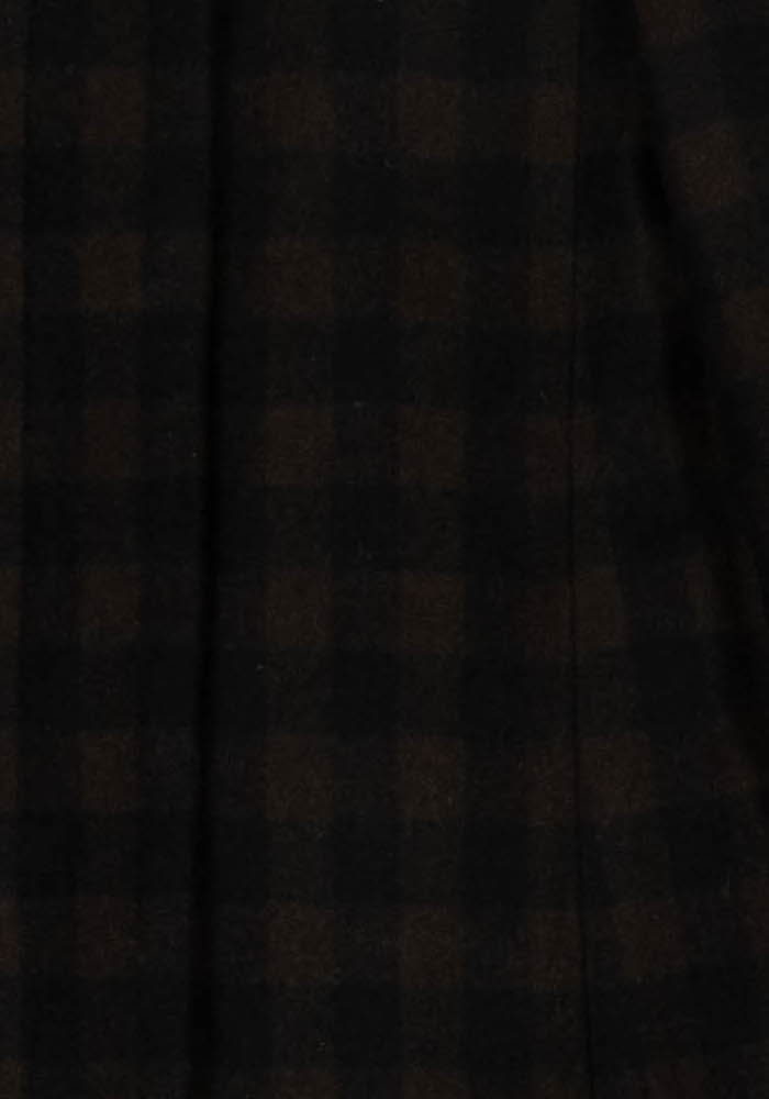 Manteau Carreaux Marron et Noir - Taille S/36 de la marque Maje | PARAD68243 - Vendu par Paradigme - Image 3