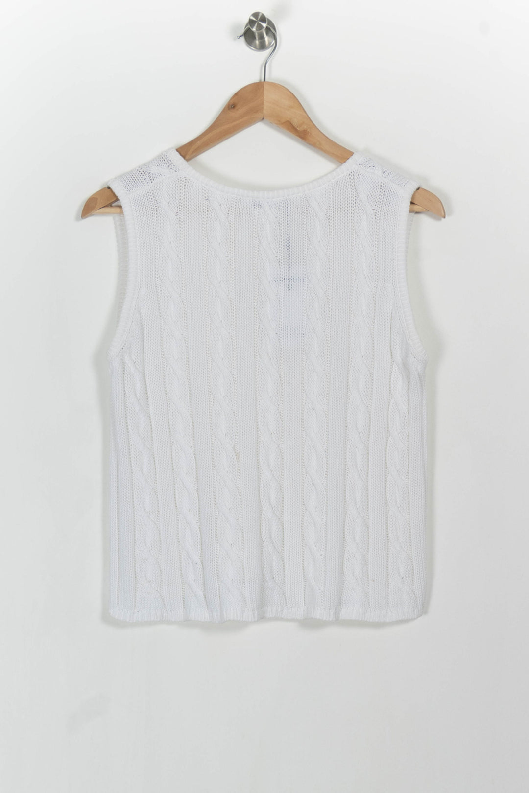 Débardeur Blanc - Taille M/38 de la marque Max Mara | PARAD68247 - Vendu par Paradigme - Image 4